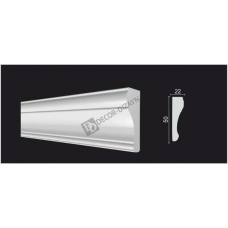 Молдинг Decor Dizayn 151 A Полистирол 2000*50*22 мм